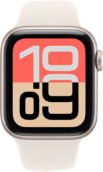 Умные часы Apple Watch SE 3 44 мм Aluminum Сияющая Звезда Sport Band Сияющая звезда