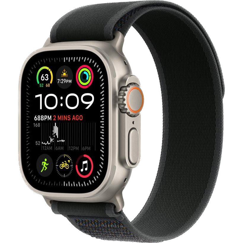 Умные часы Apple Watch Ultra 2 49 мм Natural Titanium Trail Loop Black