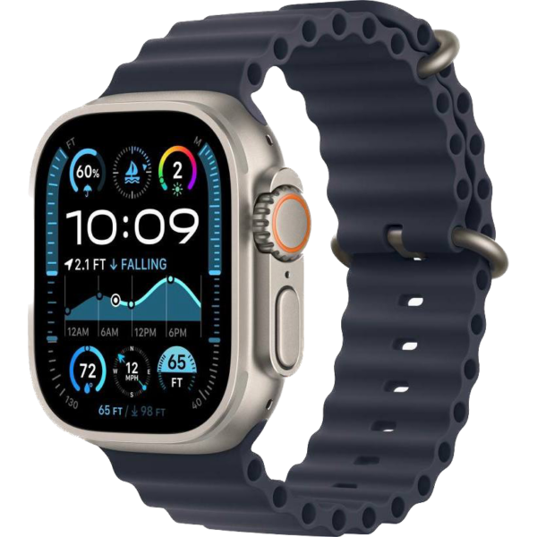 Умные часы Apple Watch Ultra 2 49 мм Natural Titanium Ocean Band Navy