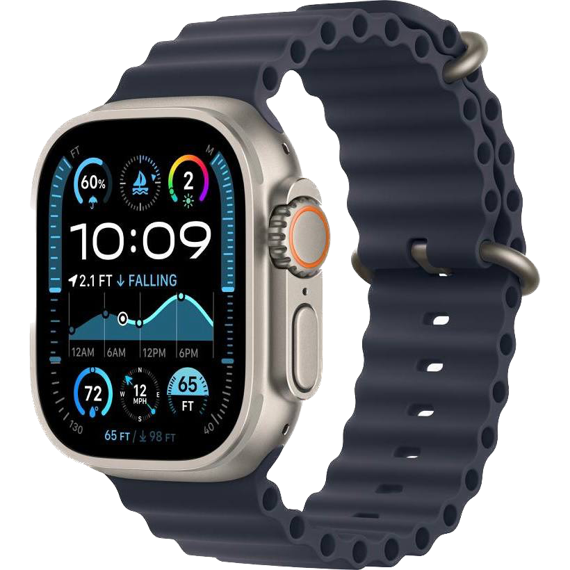 Умные часы Apple Watch Ultra 2 49 мм Natural Titanium Ocean Band Navy