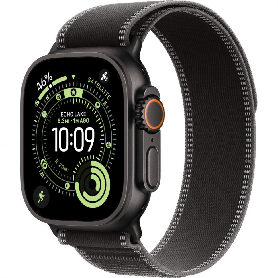 Умные часы Apple Watch Ultra 3 49 мм Black Titanium Trail Loop Черный Умные часы Apple Watch Ultra 3 49 мм Black Titanium Trail Loop Черный