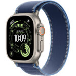 Умные часы Apple Watch Ultra 3 49 мм Natural Titanium Trail Loop Синий