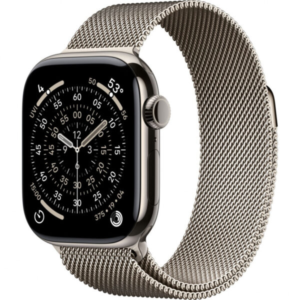 Умные часы Apple Watch Series 11 42 мм Titanium Milanese Loop Титановый