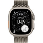 Умные часы Apple Watch Ultra 3 49 мм Natural Titanium Milanese Loop Титановый