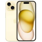 Смартфон Apple iPhone 15 512 ГБ Желтый (nano SIM+eSIM)