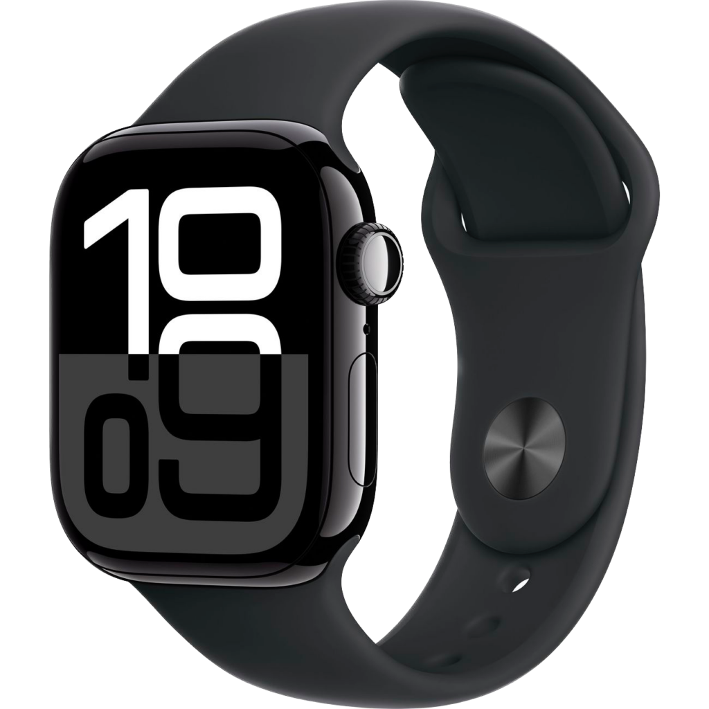 Умные часы Apple Watch Series 10 42 мм Aluminum Sport Черный оникс / Черный