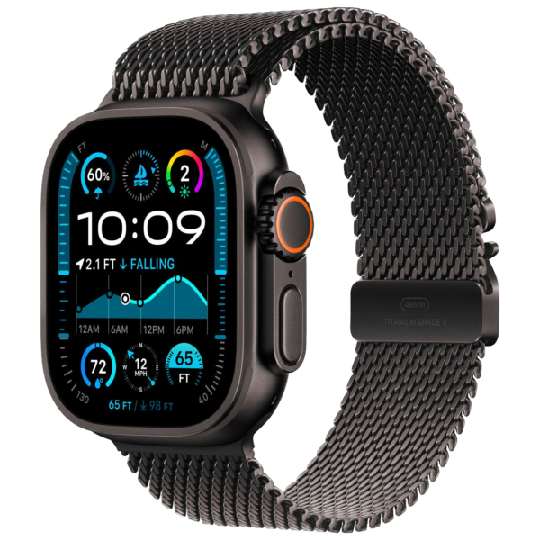 Умные часы Apple Watch Ultra 2 49 мм Black Titanium Milanese Loop Black