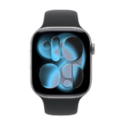 Умные часы Apple Watch Series 11 42 мм Aluminum Серый Космос Sport Band Черный