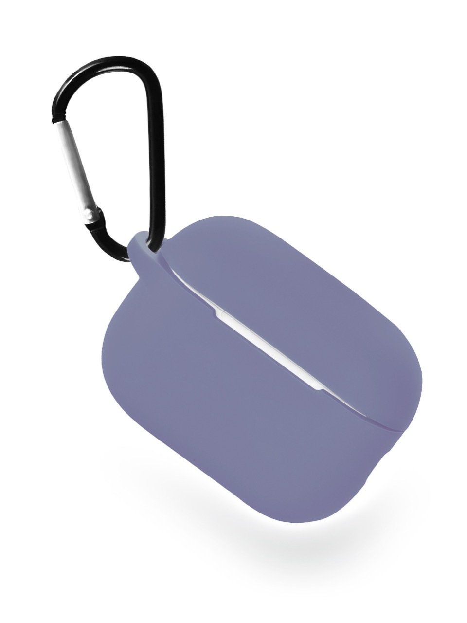 Чехол силиконовый Gurdini Silicone Case с карабином для AirPods Pro 2 Лавандовый Чехол силиконовый Gurdini Silicone Case с карабином для AirPods Pro 2 Лавандовый