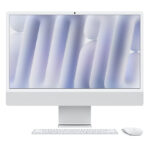 Моноблок Apple iMac 24 (2024) M4 16/256 ГБ Серебристый (MWUC3) 8C CPU / 8C GPU
