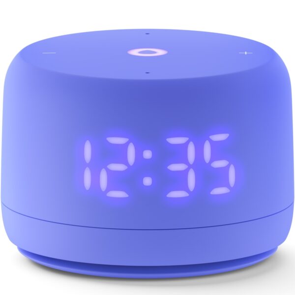 Умная колонка Яндекс Станция Лайт 2 с Алисой с часами Фиолетовый