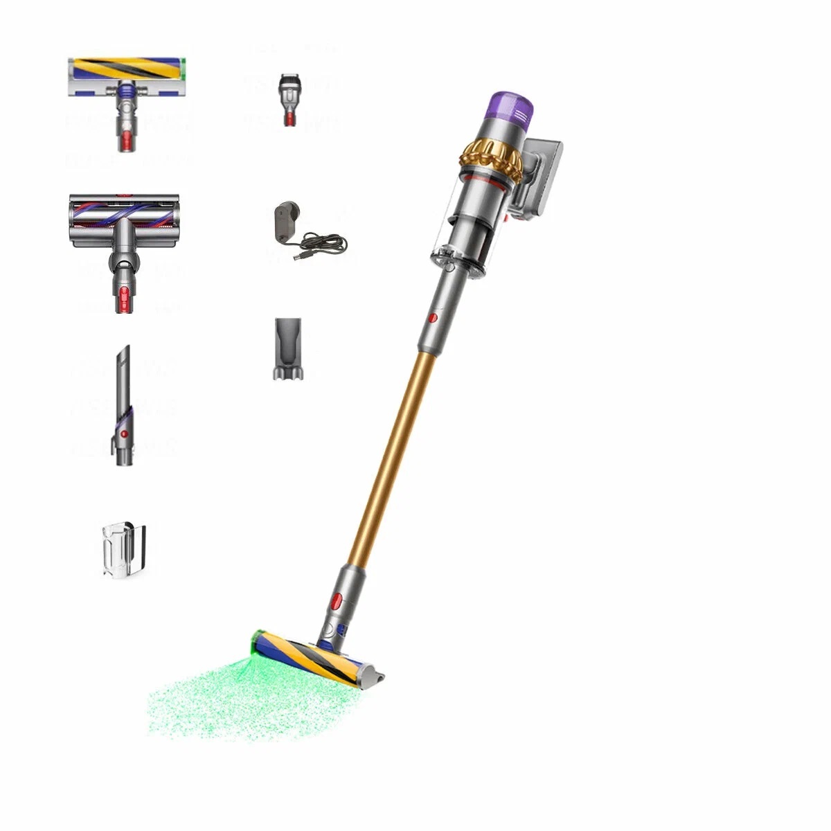 Вертикальный беспроводной пылесос Dyson V15 Detect Absolute SV47 (Gold / Gold) EU (Наша вилка) Вертикальный беспроводной пылесос Dyson V15 Detect Absolute SV47 (Gold / Gold) EU (Наша вилка)