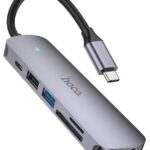 Мультипорт Hoco HB28 Type-C to 1xUSB 3.0 1xUSB 2.0 HDMI MicroSD SD Type-C