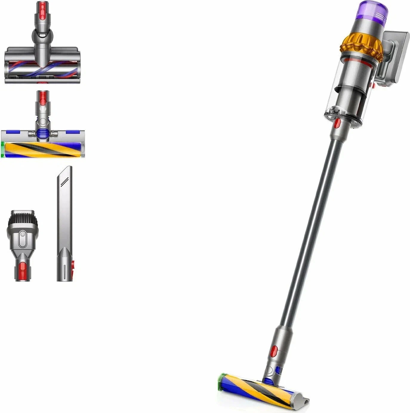 Вертикальный беспроводной пылесос Dyson V15 Detect Absolute SV47 (Yellow / Nickel) EU (Наша вилка) Вертикальный беспроводной пылесос Dyson V15 Detect Absolute SV47 (Yellow / Nickel) EU (Наша вилка)