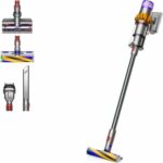 Вертикальный беспроводной пылесос Dyson V12 Detect slim Absolute SV46 (Yellow / Nickel) EU (Наша вилка)