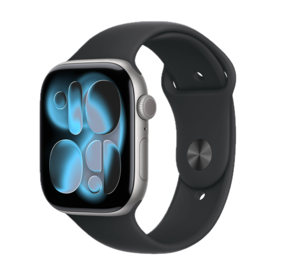 Умные часы Apple Watch Series 11 46 мм Aluminum Серый Космос Sport Band Черный