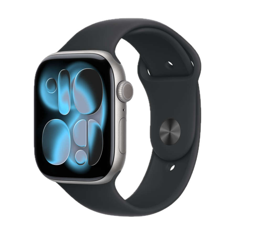 Умные часы Apple Watch Series 11 42 мм Aluminum Серый Космос Sport Band Черный