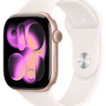 Умные часы Apple Watch Series 11 46 мм Aluminum Розовое Золото Sport Band Светлые Румяна